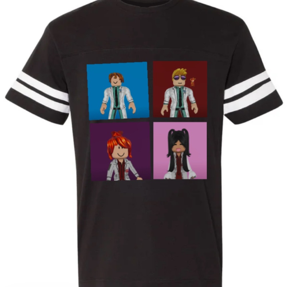 Men’s Graphic Black Tee Shirt - Roblox